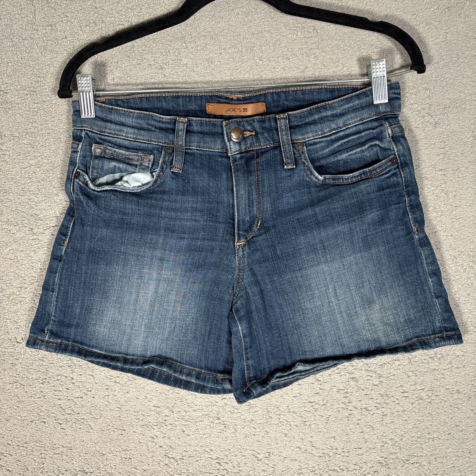 Joes Jean Shorts Women's Size 27 Genna Cuffed Hem Blue Denim Daisy Dukes